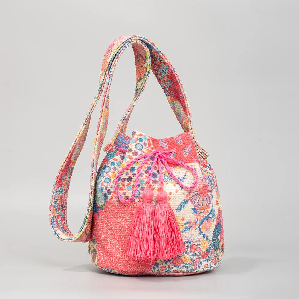 Mira Mosaic Bucket Bag