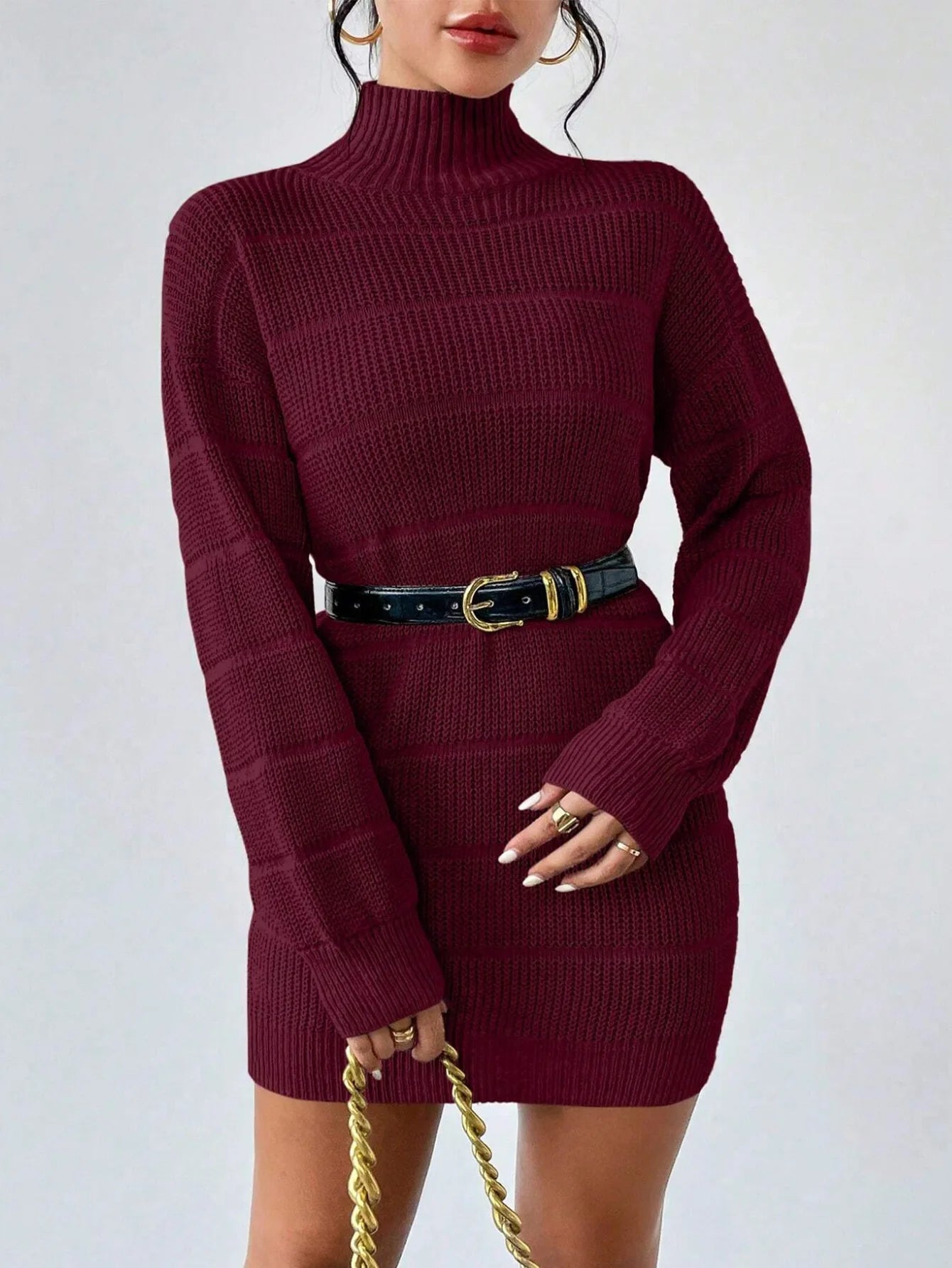 Simone Turtleneck Dress