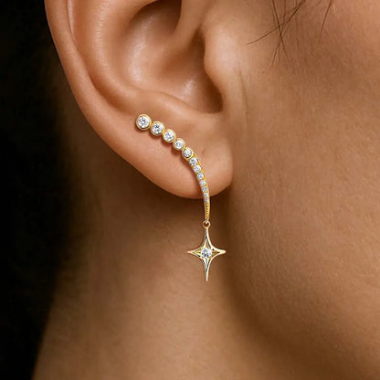 Astrid Star Stud Earrings