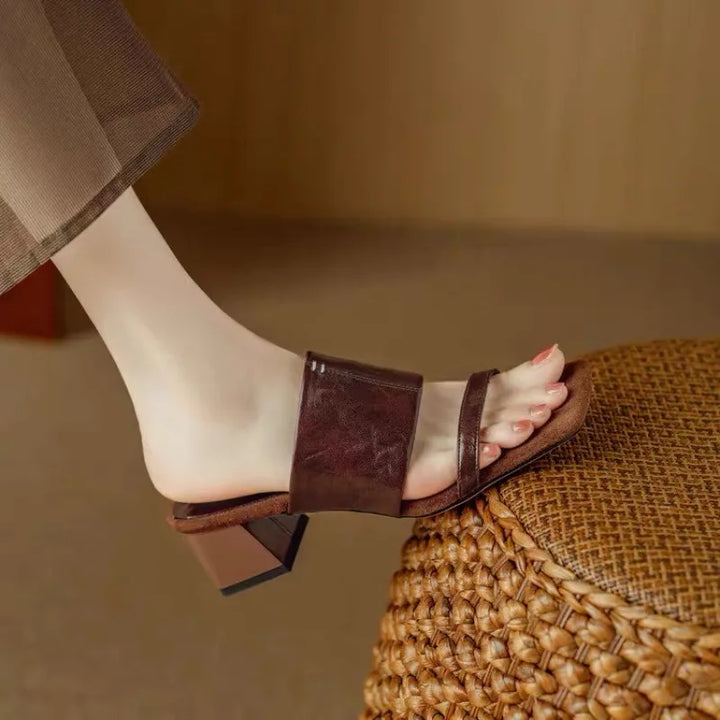 Eloise Square Toe Heels