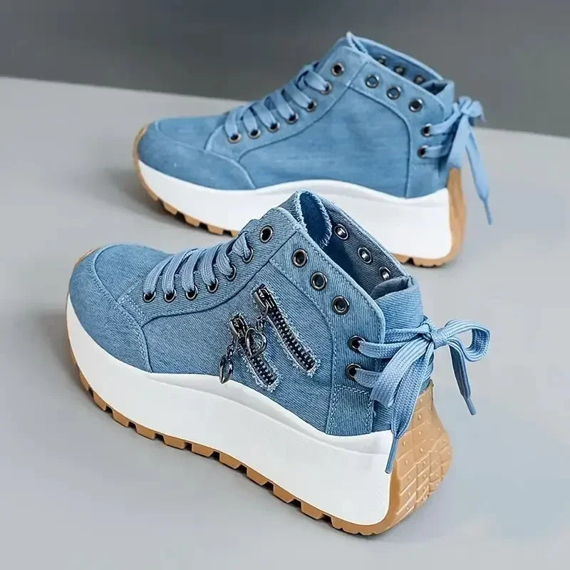 Darcy Canvas Platform Sneakers