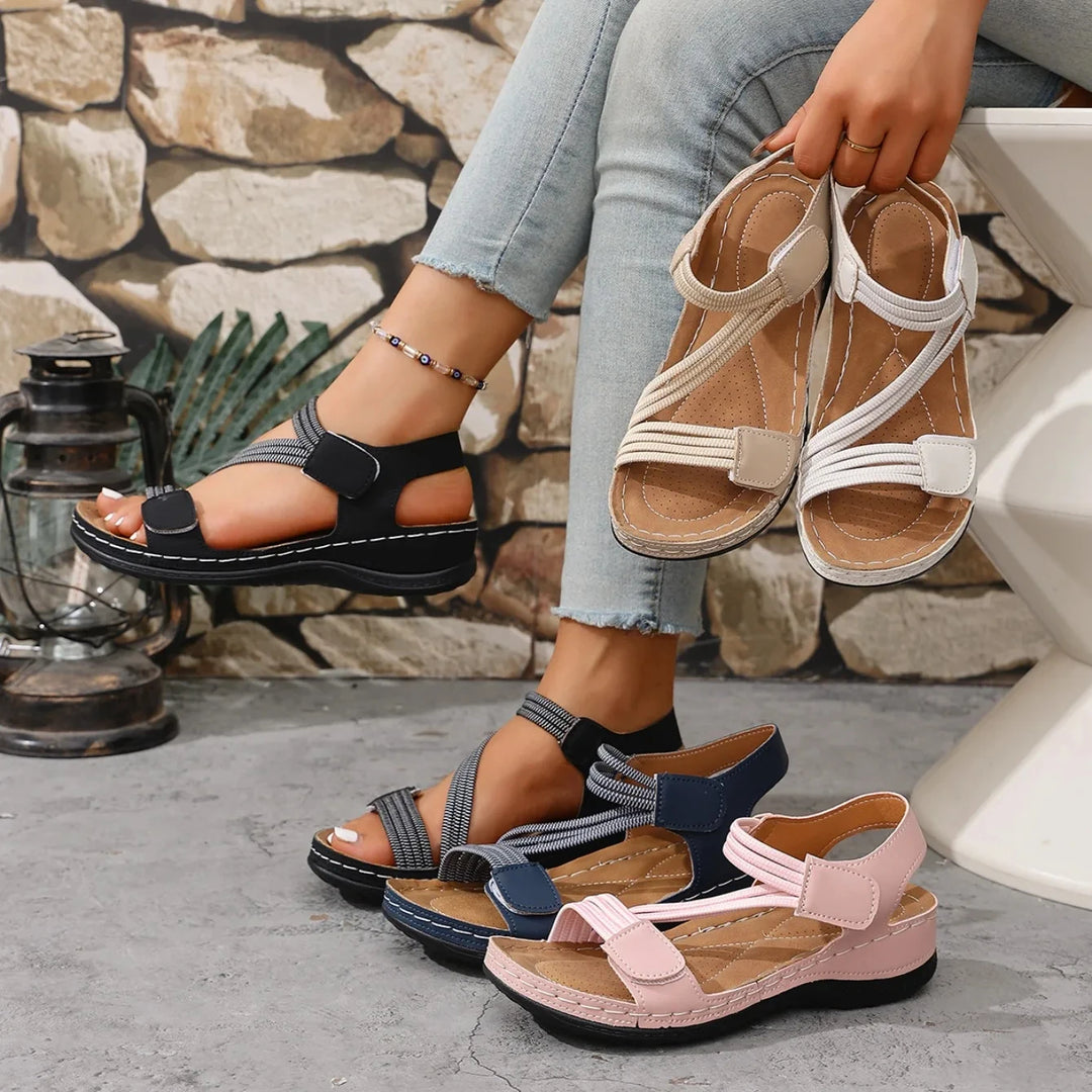 Clara Roman Strap Sandals