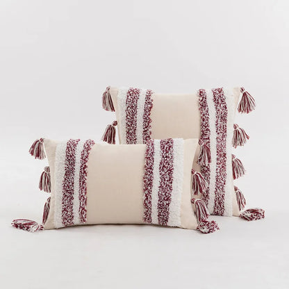 Kaia Boho Fringe Pillow Cover