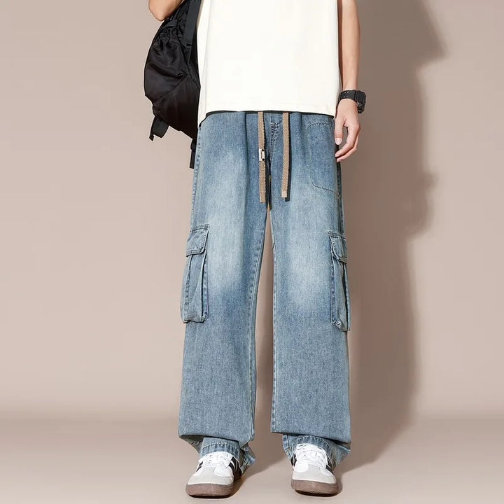 Gridline Cargo Jeans