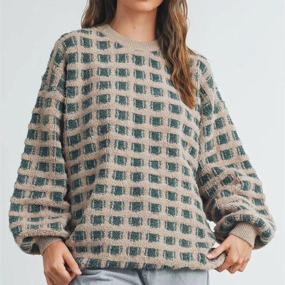 Hazel Plaid Sweater