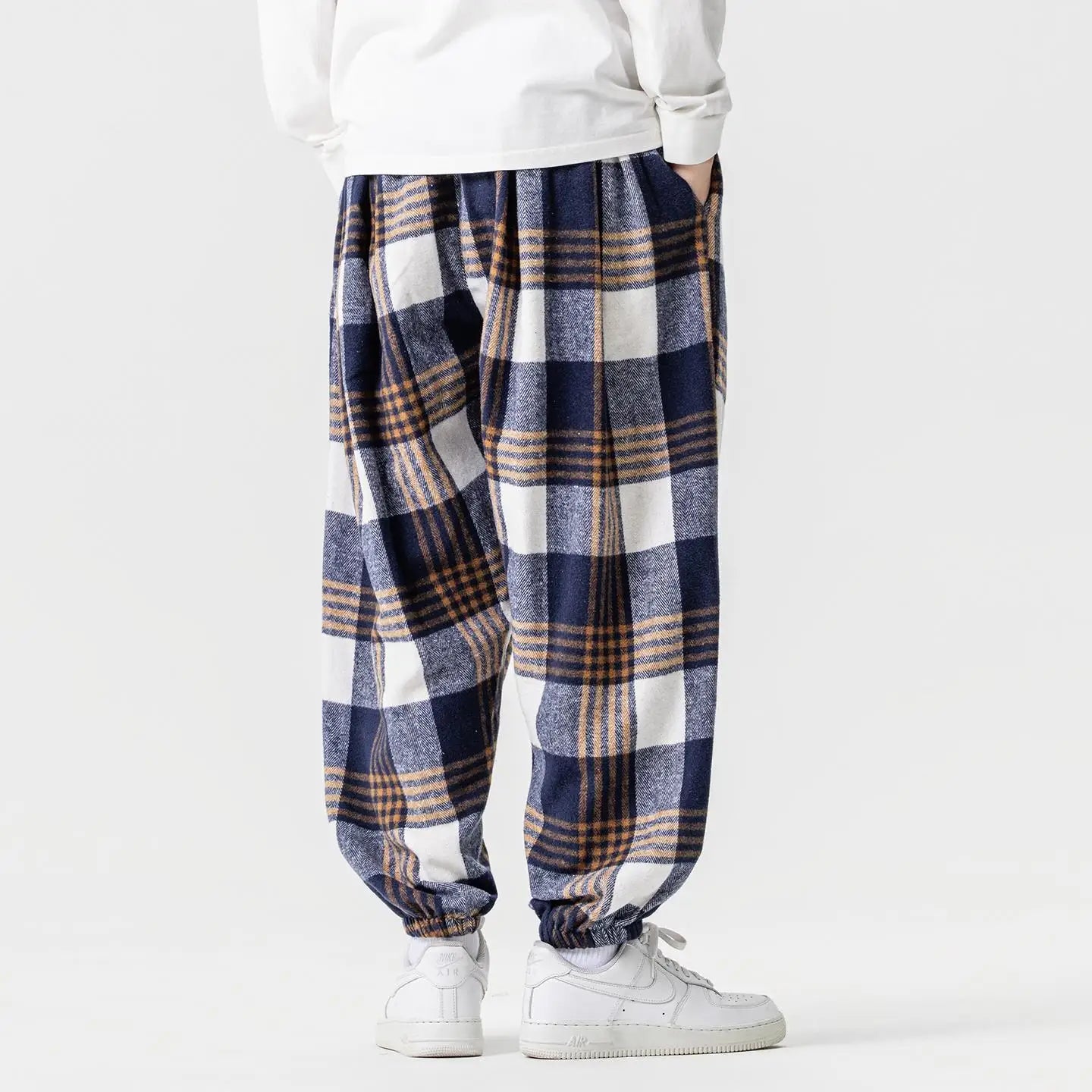 Hudson Plaid Joggers