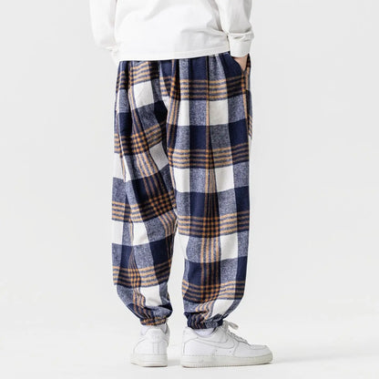 Hudson Plaid Joggers
