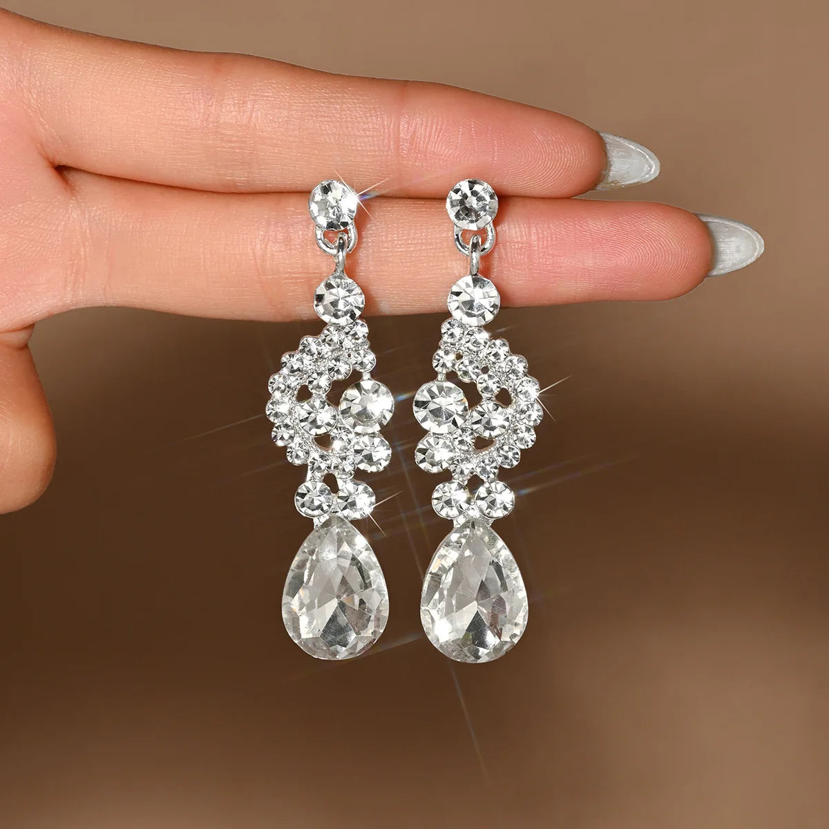 Juliette Crystal Drop Earrings