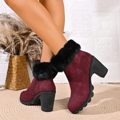 Lucienne Fur Trim Boots