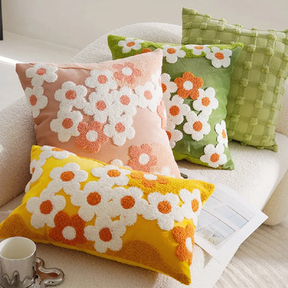 Daisy Tufted Pillow Covers
