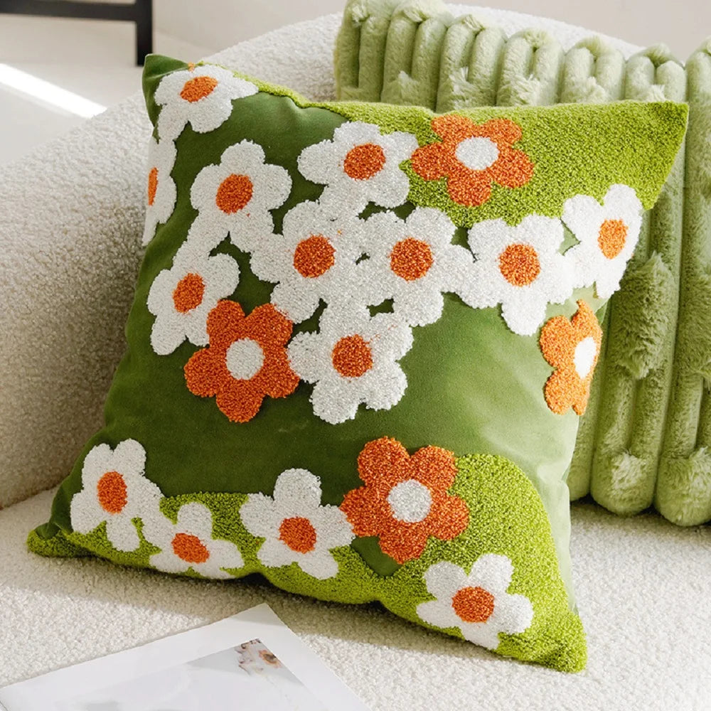 Daisy Tufted Pillow Covers