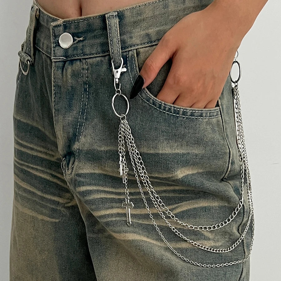 Delilah Silver Drape Chain
