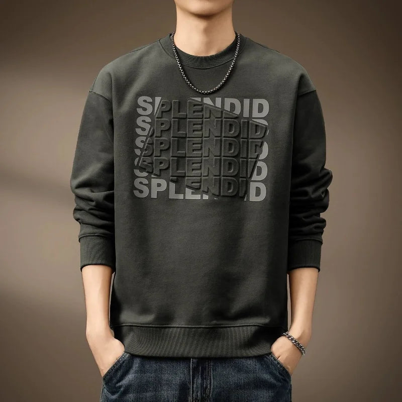 Echo Print Pullover
