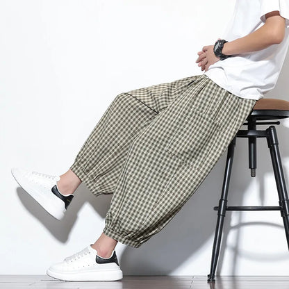 Metro Plaid Joggers