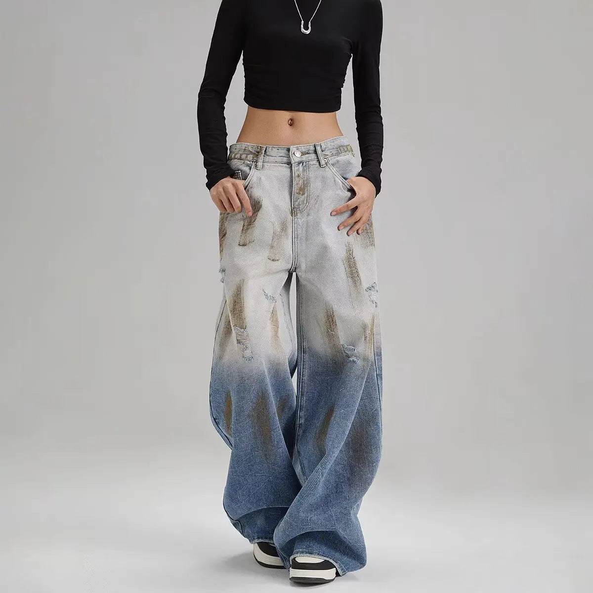Luna Fade Baggy Jeans