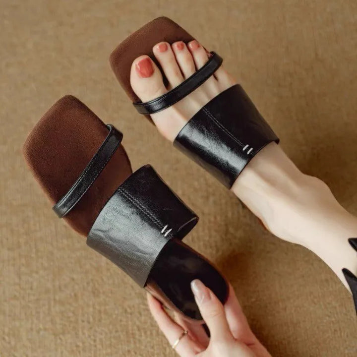 Eloise Square Toe Heels