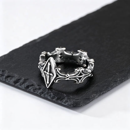Raven Cross Ring