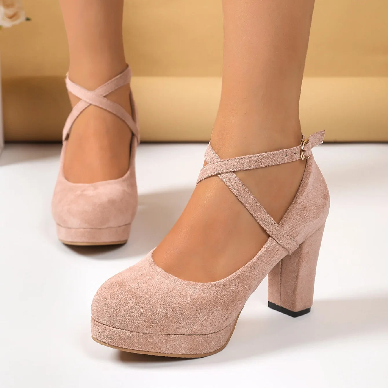 Celine Suede Pumps