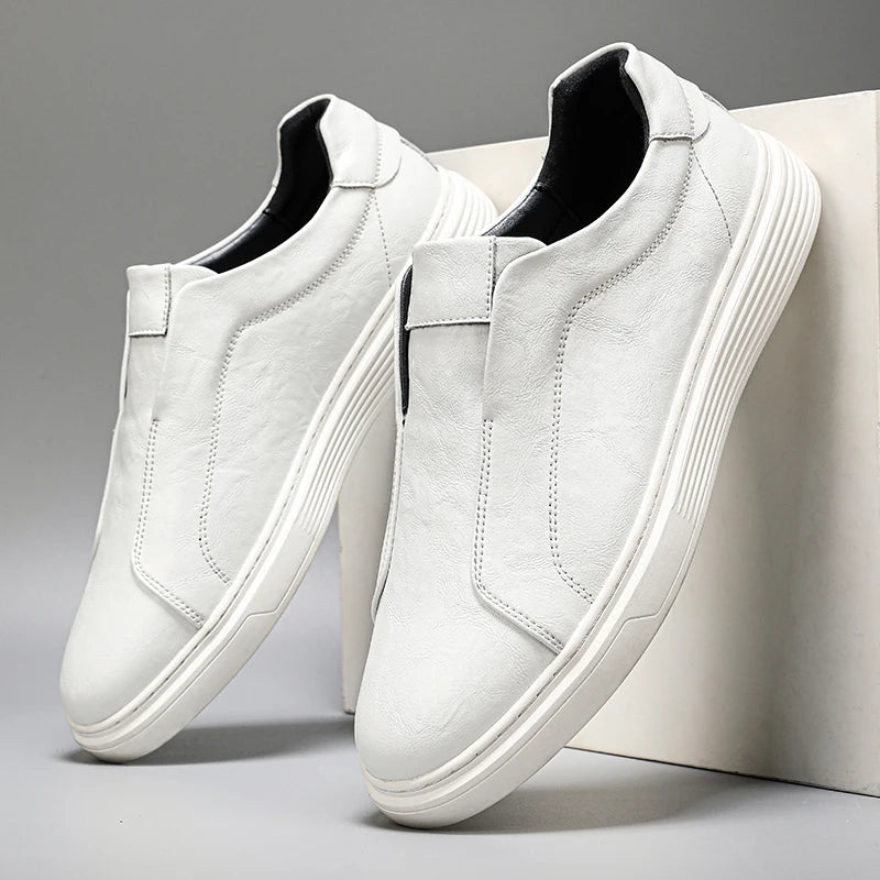 Ellis Leather Slip-On Sneakers