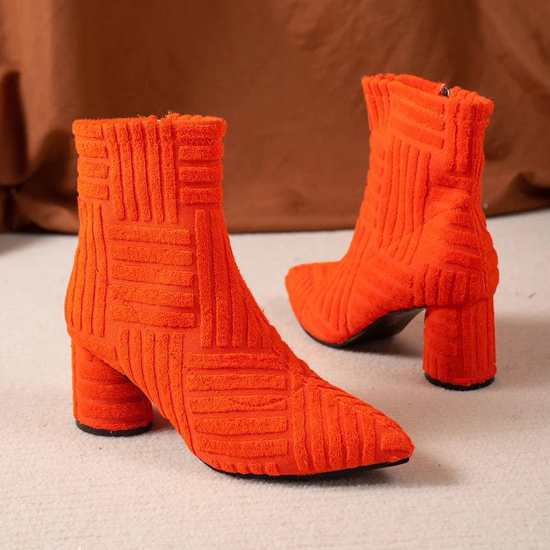 Marais Textured Ankle Boot