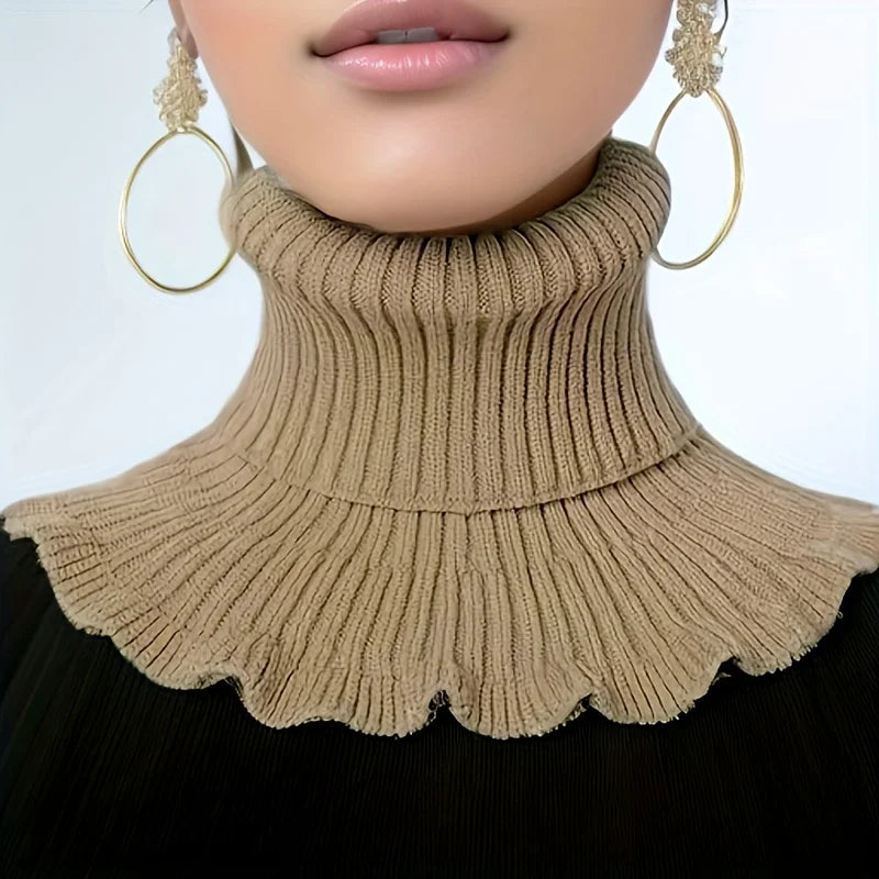 Alba Ruffle Knit Collar