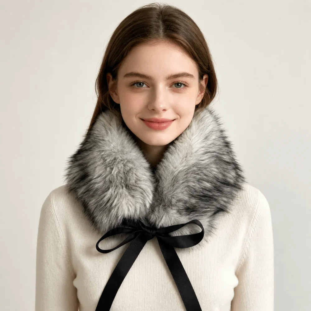 Odile Fur Collar Scarf