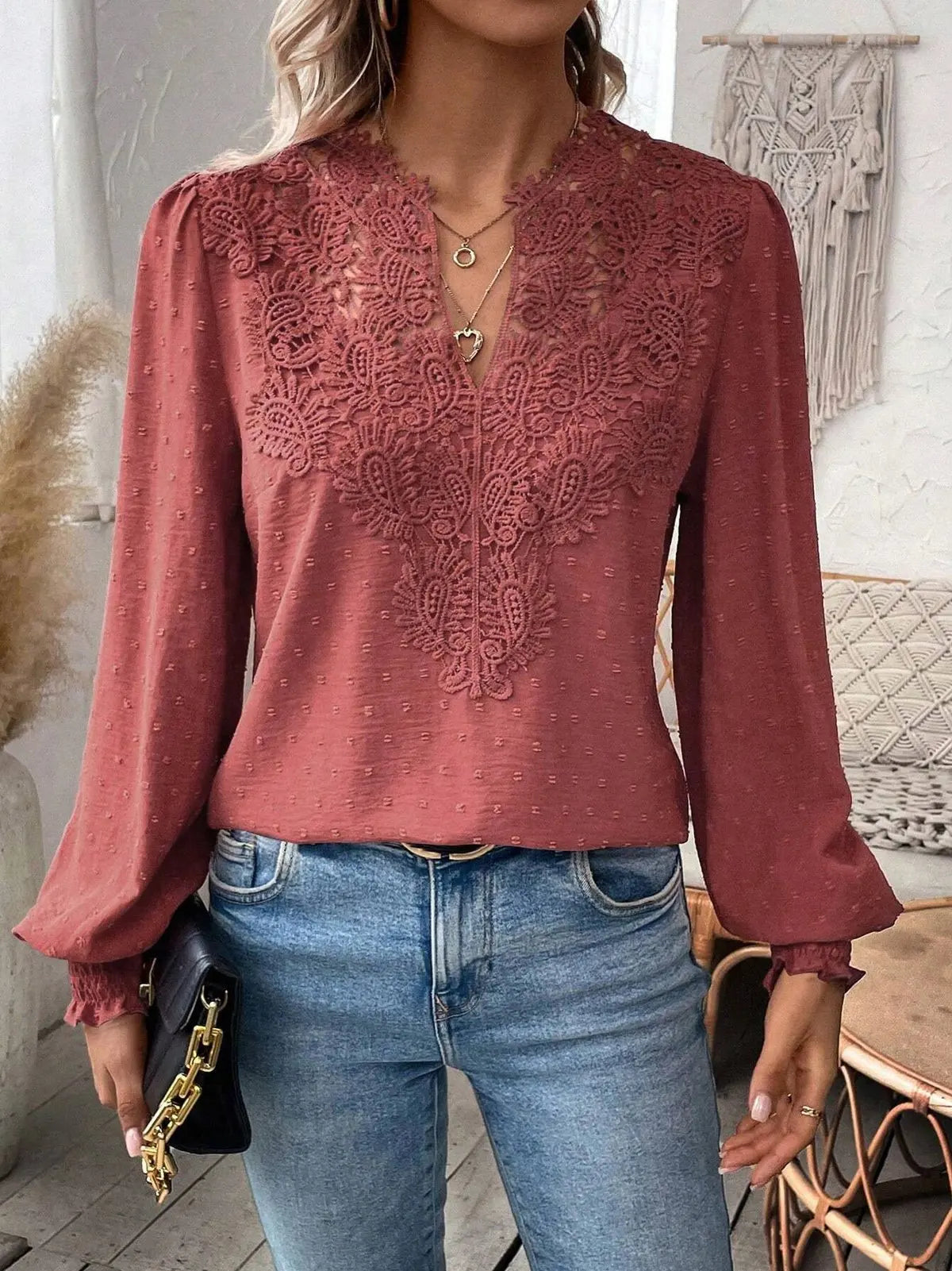 Léa Lace Blouse