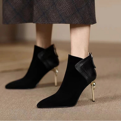 Colette Gold Point Booties