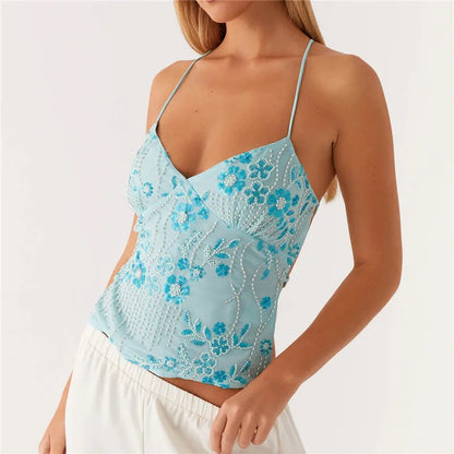 Rosette Beaded Cami