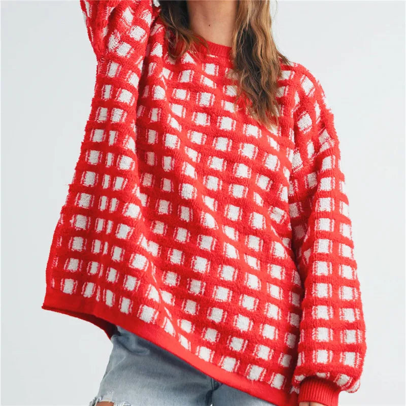 Hazel Plaid Sweater