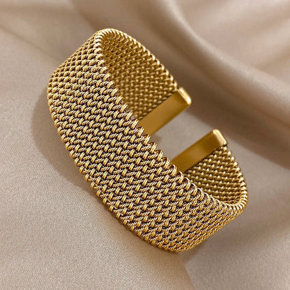 Valencia Gold Weave Bracelet