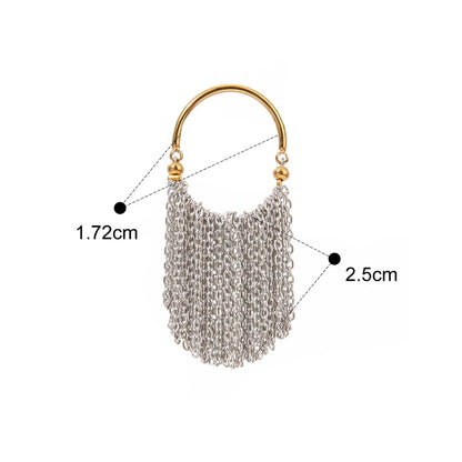 Sorelle Tassel Chain Rings
