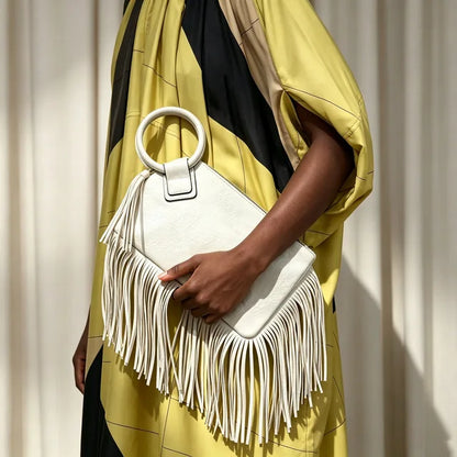 Camille Fringe Clutch