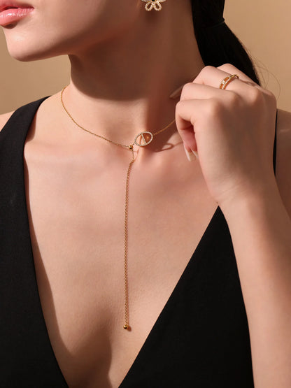 Nadia Drop Pendant Necklace