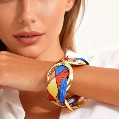 Solenne Silk Cuff