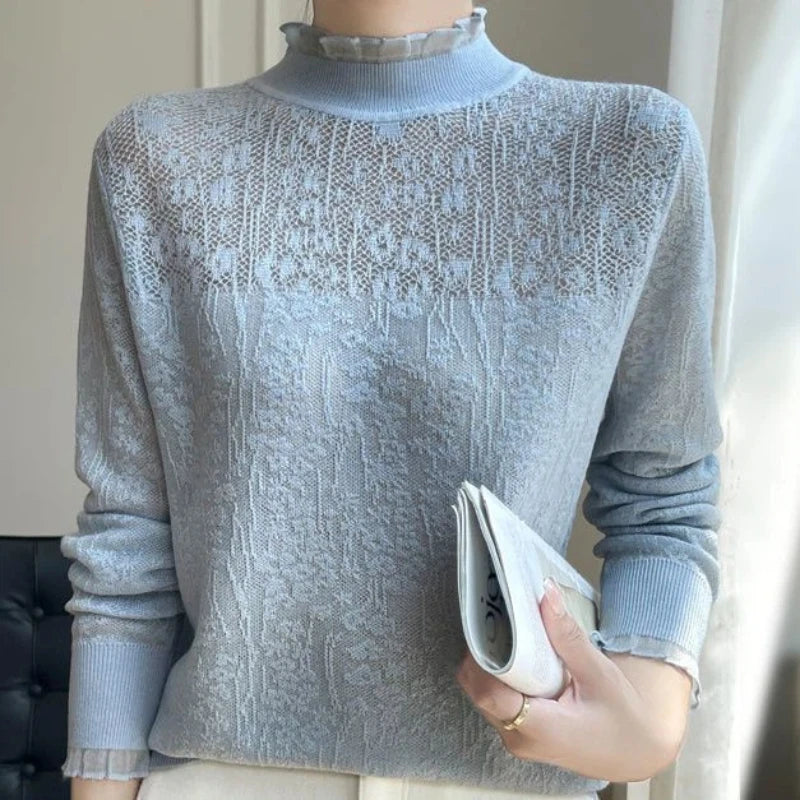 Lena Floral Lace Sweater