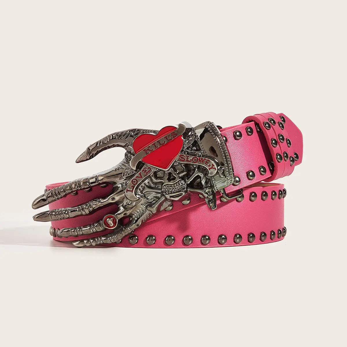 Love Kills Studded Belt