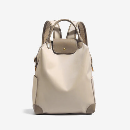 Isabelle Leather-Trim Backpack
