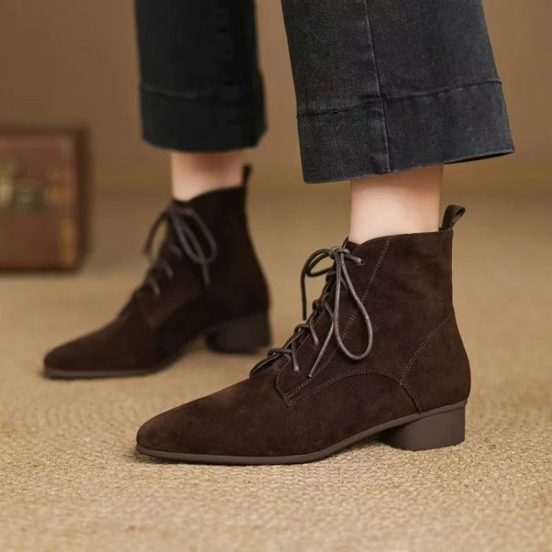 Léa Suede Ankle Boots