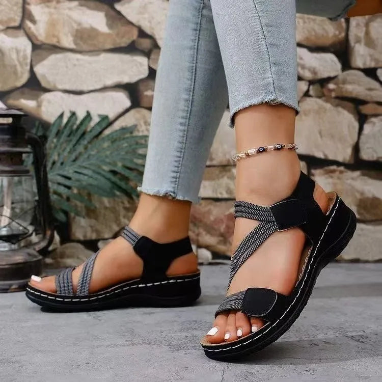 Clara Roman Strap Sandals
