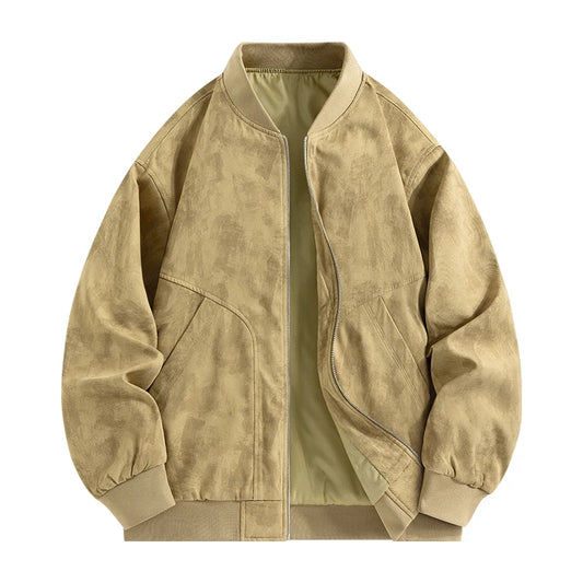 Callum Suede Bomber