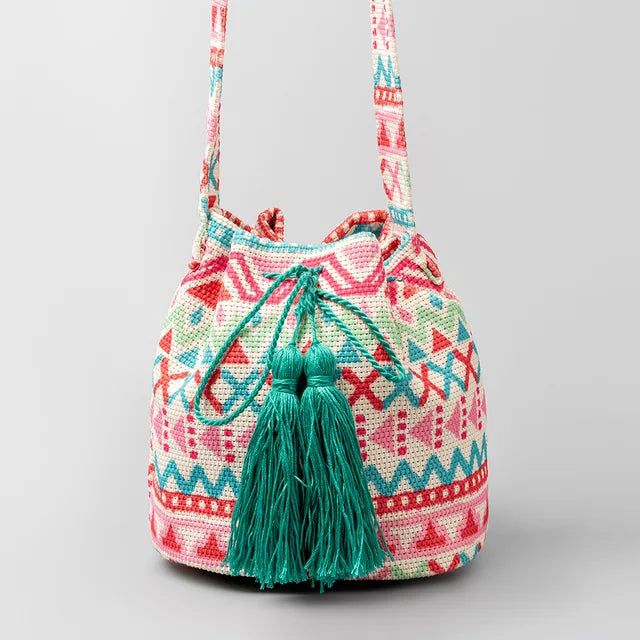 Mira Mosaic Bucket Bag