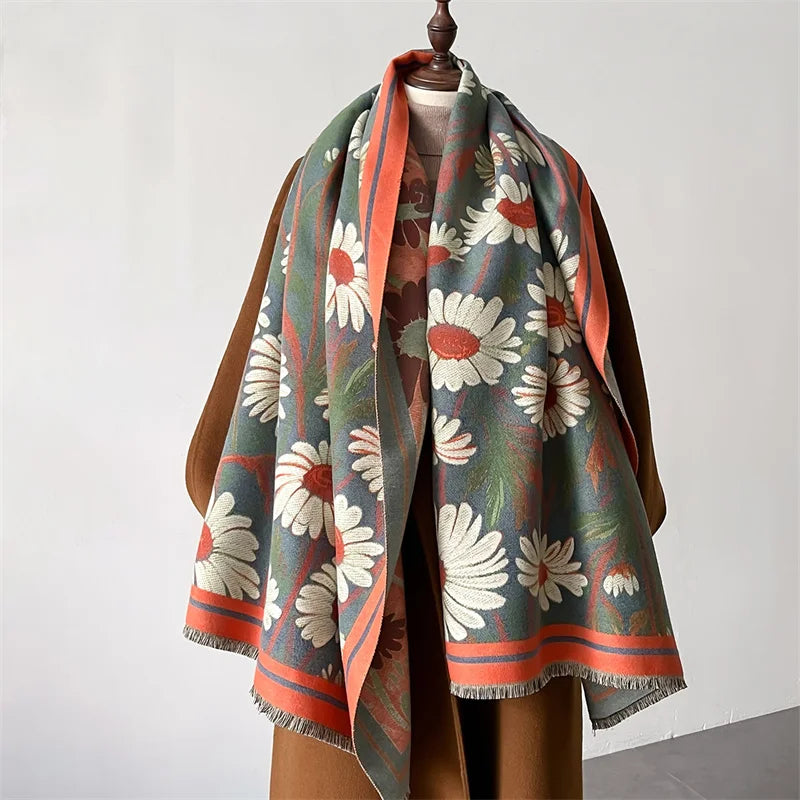 Roselle Garden Scarf