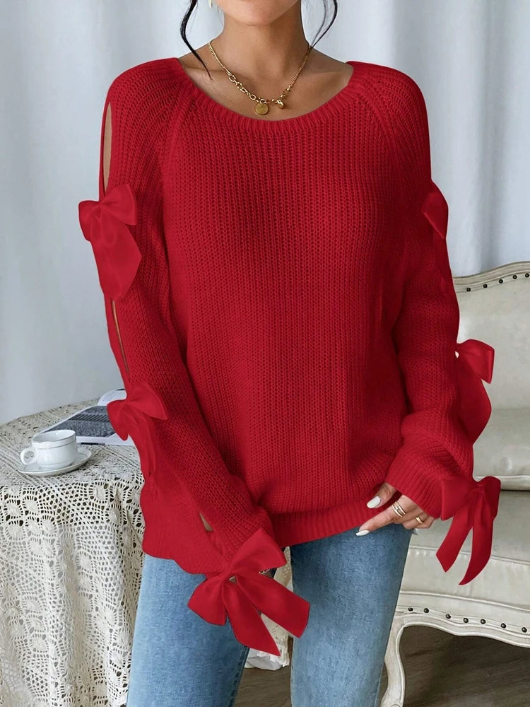 Isabelle Bow Sleeve Sweater