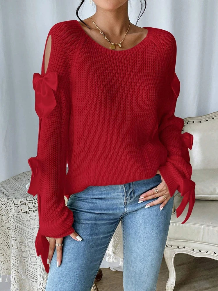 Isabelle Bow Sleeve Sweater