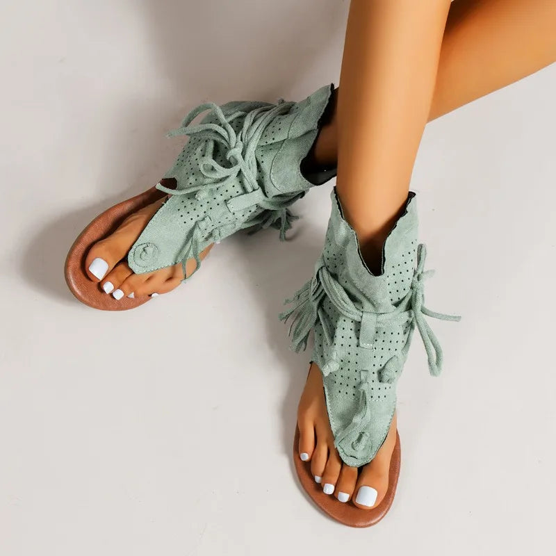 Sahara Fringe Sandals