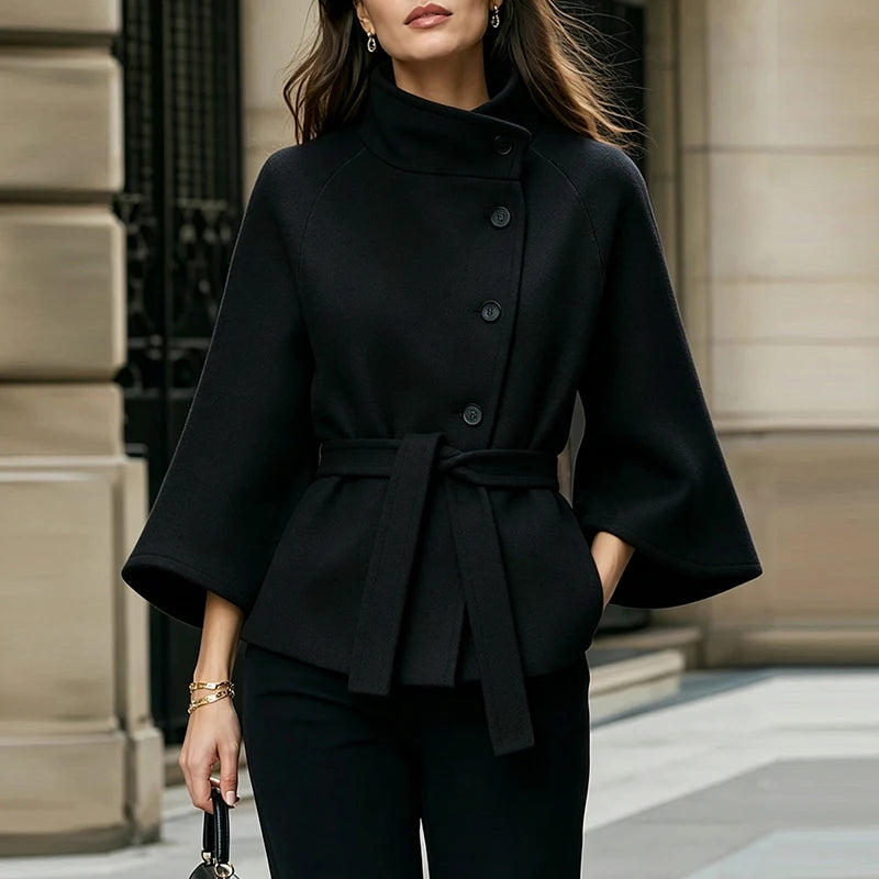 Margot Cropped Belted Coat