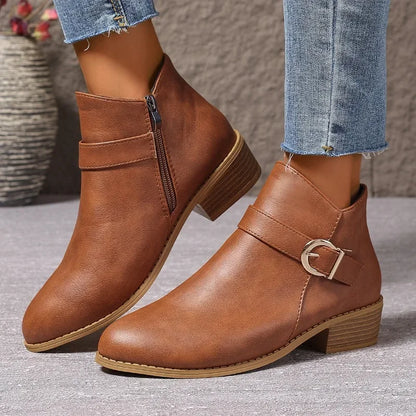 Noelle Buckle Boots