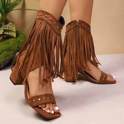 Dakota Fringe Heels