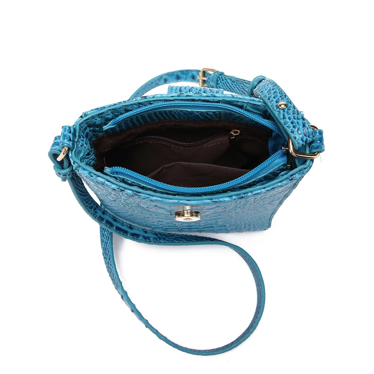 Virelle Croc Crossbody